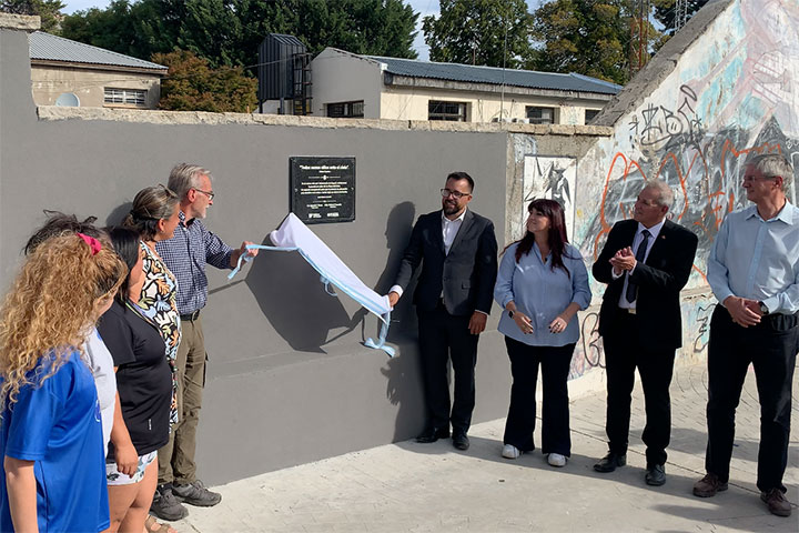 Placa Inaugural - Plaza del Cielo